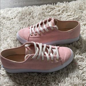 Pink Keds platform sneakers